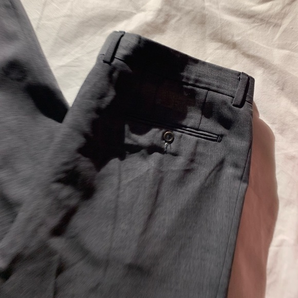 Pure New Wool Pants Size 46L Gray Inseam 34” - Picture 2 of 6